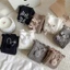 TOPTOOLCX Chân Ấm Tất, Tai Thỏ Dễ Thương Xù Chân Ấm, Cotton Mềm Mại Trẻ Em Tất Dài Sang Trọng Bóng Trẻ Em Cọc Tất Trẻ Em Trẻ Em Trẻ Em