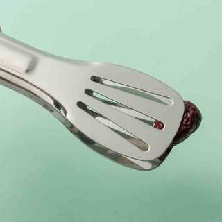 Kẹp Inox Gắp Bánh (U11) trộn salad thức ăn nhiều kích cỡ(Kẹp Gắp Chiên 3 Vạch) - SUNND