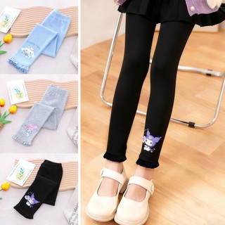 QuầN Legging Cotton Co GiãN Bé GáI ThiếT Kế Kuromi Phù HợP MặC Trong QuầN Legging Bé GáI