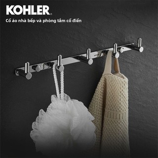 【 KOHLER 】 Móc áo tắm bằng đồng nguyên chất, móc treo tường phía sau cửa tủ quần áo, khách sạn, phòng khách, không cần k