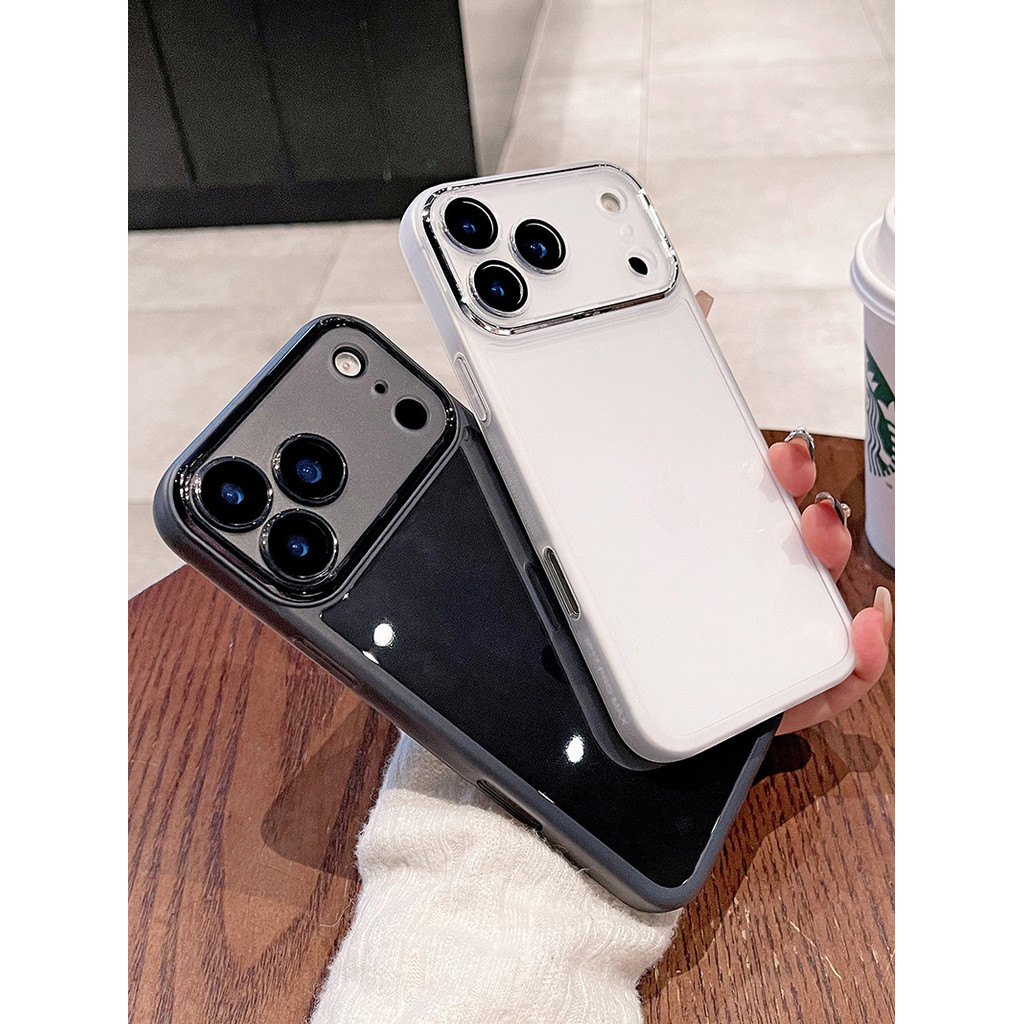 Dành Cho iPhone 17 / 17 Pro / 17 Air / 17 Pro Max Matte Case Silicon Trong Suốt Bảo Vệ Ống Kính Máy Ảnh