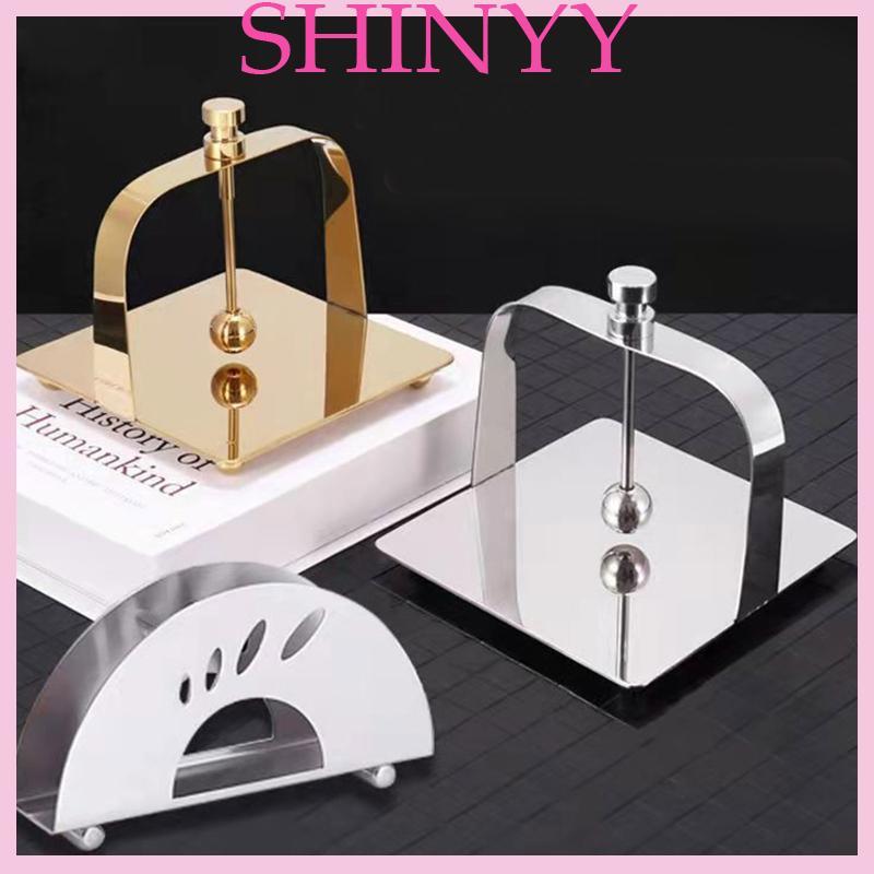 SHI Giá đỡ khăn ăn bằng thép không gỉ Giá đỡ khăn giấy độc lập Hộp đựng khăn giấy cho gia đình Ktchen Mặt bàn Bàn ăn Nap