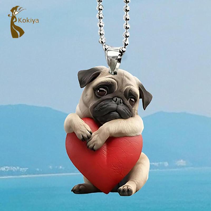 Chó Chìa Khóa Trailer Xe Kéo Treo Ba Lô Trailer Phụ Kiện Trang Trí DIY Móc Khóa Móc Khóa Cho Ba Lô Quà Sinh Nhật