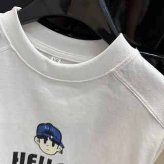 [DOU DOU KID] DT30 Áo Thun Dài Tay Bé Trai Bé Gái Chất Cotton Hữu Cơ 14-45kg