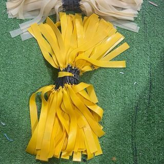 Dây tập cơ tay vàng 0,75mm và trắng 0,65m. Dành cho tập luyện thể dục thể thao. Nâng cơ tay bảo vệ sức khoẻ dày dặn