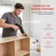 GCDHome Tua Vít Điện Di Động Không Dây 47 Trong 1 Xoay 90 Độ Tua Vít Sạc Có Đèn LED Cho Văn Phòng Tại Nhà Dụng Cụ DIY HOT