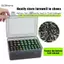 Giá đỡ sắp xếp lưu trữ pin GCDHome Giữ 54 pin AA AAA, Hộp đựng pin Hộp đựng nhà để xe, Hộp đựng tổ chức ngăn kéo gia đình HOT