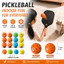 PYCOU 3 Bóng Xốp, Nhiều Màu Chính Xác Bounce Bóng Pickleball Yên Tĩnh, Bền Không Tiếng Ồn 74mm Bóng Pickleball PU Mềm Đồ Dùng Thể Thao