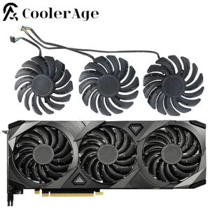 Thay thế quạt thẻ iVideo cho MSI GeForce RTX 3070 3080 3090 VENTUS 3X OC 85MM PLD09210B12HH RTX3070 RTX3080 RTX3090 Quạt GPU *