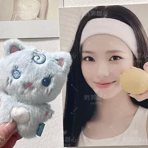 Phong Cách Hàn Quốc AESPA Sang Trọng Búp Bê Mặt Dây Chuyền Phong Cách Liu Zhimin Jin Minting Ngôi Sao Búp Bê Hoạt Hình Mặt Dây Chuyền Búp Bê