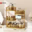 1 Dụng Cụ Sắp Xếp Mỹ Phẩm Bằng Kim Loại Phủ Nhẹ Không Lắp Đặt Trang Điểm Lưu Trữ Ra Kệ Để Bàn Trang Điểm Hiện Đại VN