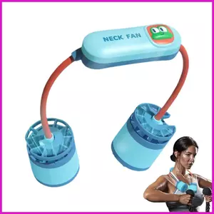Quạt Làm Mát Cổ Sạc USB Quạt Cá Nhân 3 Tốc Độ Yên Tĩnh Cá Nhân Không Lưỡi Dụng Cụ Làm Mát Cho Nữ Nam Làm Việc lyuvn