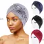CAST Ấn Độ Bên Trong Hijabs Sequin Hoa Mũ Bonnet Đầu Bọc