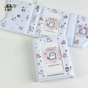 Hộp đựng thẻ ảnh 3 Inch 40 khe cắm Kpop Chất kết dính Thần tượng Bưu thiếp Lomo Card Album ảnh Bộ sưu tập thẻ Chất kết dính Photocards EMKK