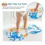 Thảm tắm an toàn chống trượt cho trẻ em Thảm tắm PVC hoạt hình mềm mại có cốc hút cho trẻ mới biết đi [VN]
