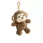 QEARY Sang Trọng Khỉ Móc Khóa, Thú Nhồi Bông PP Mô Phỏng Búp Bê Khỉ, Dành Cho Trẻ Em Búp Bê Mềm 18cm Hoạt Hình Khỉ Nhồi Bông Mặt Dây Chuyền Trẻ Em & Người Lớn