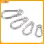VFZ M4 M5 M6 M7 M8 Thép không gỉ Carabiner Carbine Snap Hook có lỗ khóa lò xo Bule Key Ring Louislifecool