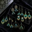 Bohemian Phong Cách Dân Tộc Retro Con Công Lông Bông Tai Nữ Lông Vũ Tự Nhiên Bông Tai Thời Trang Tính Khí Bông Tai