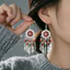 Bông tai tua rua dài cao cấp phong cách dân tộc Bông tai Bohemian Bông tai hàng ngày Bông tai phù hợp