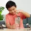 Mattel Jurassic World (JURASSIC WORLD) — Comes to life with warm water! Fossil excavation dinosaur set, kids' figure, blind pack, moving large dinosaur toy, ages 6+, assorted — 986B-JDC52