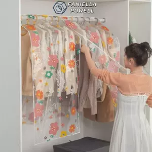 FANIELLAPOWELL Bảo Quản Đầm Bảo Vệ, Chống Thấm Nước Chống Bụi Quần Áo, Chất Lượng Cao Dung Tích Lớn Làm Dày Quần Áo Treo Sắp Xếp Có