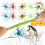 3-10 Cái Mồi Câu Cá Mềm - Dành Cho Cá Hồi, Bass, Crappie - Mồi Urchin Biển Nổi TPE - Dụng Cụ Câu Cá - Mồi Nhân Tạo Có Nhiều Lều / Miễn Phí Ship