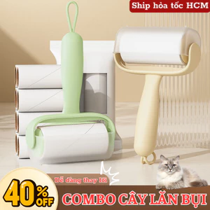 Cây Lăn Bụi Keo Dính LUMERA HOME Dễ Bóc Keo, Làm Sạch Chăn Ga Nội Thất Tiện Lợi Nhanh