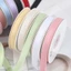 WANYEDI Ruy băng trang trí, Ruy băng Satin hai mặt viền bong bóng, Dễ dàng cắt thủ công DIY Màu trơn viền gợn sóng Ruy băng hoa đóng gói