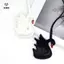 Móc khóa cặp đôi bằng da PU và thiên nga trắng thủ công Quà tặng trang trí dễ thương Thích hợp cho phụ kiện quyến rũ túi [Mina]