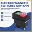 Công tắc điện từ Nút nhấn cho dụng cụ làm vườn KJD17 220V 4 chân -Terminals
