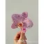 Hồng Phalaenopsis Huazi Nhấp Nháy Kim Cương Bên Kẹp Tóc Hoa Phụ Kiện Tóc Đi Biển Đầu Kỳ Nghỉ Hoa