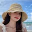 Mũ Nữ Xuân Hè Phù Hợp Với Vành Lớn Mũ Rơm Mùa Hè Mũ Xô Bên Biển Mặt Nhỏ Mũ Chống Nắng Phiên Bản Hàn Quốc Mũ Chống Nắng