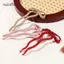 AqToCna Hình Chữ U Nơ Tóc Sti Thời Trang Acrylic Kẹp Tóc Thời Trang Kẹp Tóc Bun Ngọt Ngào Mũ Nữ Kiểu Tóc Bé Gái Phụ Kiện Tóc AqToCna