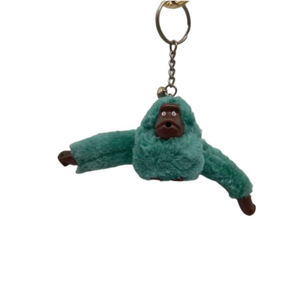 Móc khóa HOBBYIN Orangutan, Móc chìa khóa hình chú khỉ lông thú sang trọng dễ thương, Đồ chơi sang trọng cánh tay dài mới lạ Nhẫn chìa khóa búp bê sang trọng dành cho nam
