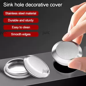 JUIC Chậu Rửa, Nắp Lỗ Vòi Inox Chống Rò Rỉ, Phụ Kiện Nhà Bếp Bạc Thoát Nước Cói Cắm Phòng Tắm