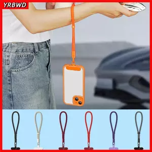 Dây YRBWD, Dây Đeo Cổ Tay Dệt Chống Mất, Phụ Kiện Điện Thoại Di Động Ngắn Có Thể Điều Chỉnh Đa Năng Treo Dây Đeo Cổ Tay Nam Nữ