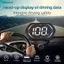 Ziyulinyuk USB Xe HUD Đầu Màn Hình Hiển Thị Đồng Hồ Tốc Độ Kỹ Thuật Số GPS Đồng Hồ Đo Tốc Độ KMH MPH Dispaly Cho Tru Xe Máy Phụ Kiện Phụ Kiện Tự Động VN