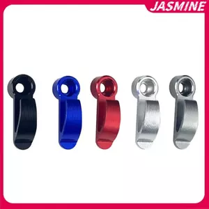 JASMINE Đa Năng CNC Hợp Kim Nhôm Xe Máy Một Lỗ Móc Mũ Bảo Hiểm Túi Mang Theo Móc Giá Đỡ Cho Xe Đạp Điện Xe Máy JASMINE