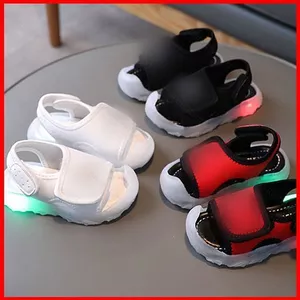 Xăng đan Bóng Rổ Cho Bé Trai Bé Gái Unisex Thoáng Khí Giày Đi Biển Mùa Hè Phong Cách Hàn Quốc Dép Mềm Thường Ngày