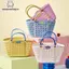 Giỏ đựng đồ bằng nhựa Tweeduj có tay cầm tiện dụng Dụng cụ sắp xếp thoát nước di động để tắm Bơi lội Cắm trại Dã ngoại Sử dụng VN