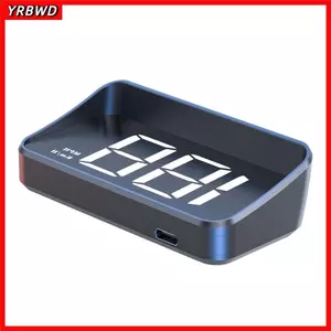 Đồng hồ tốc độ kỹ thuật số YRBWD HUD, Màn hình hiển thị đầu cắm và chạy ABS, Phông chữ lớn Kính chắn gió KMH Máy chiếu Phụ kiện ô tô