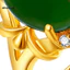 MIC _ Open Ring Có Thể Điều Chỉnh Giả Chalcedony Đá Quý Nhân Tạo Hợp Kim Retro Mở Vòng Có Thể Điều Chỉnh Cho Sinh Nhật