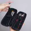 Hộp đựng cọ trang điểm nữ Túi đựng mỹ phẩm nhỏ tinh khiết Lipsti Pen Organizer Hộp đựng dụng cụ làm đẹp Hộp lưu trữ dây kéo Túi dài