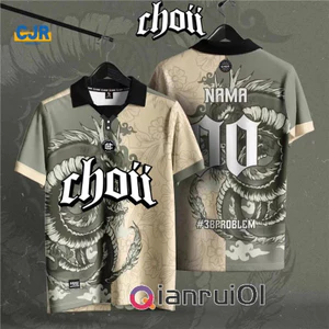 Nam Áo Polo Nam Áo Sơ Mi Golf 3D In Đường Phố Hàng Ngày Tay Ngắn 3D Nút Quần Áo Thời Trang Thường Ngày Thoáng Khí WAIW