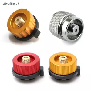 Ziyulinyuk Chất Lượng Cao Cắm Trại Lò Gas Chuyển Đổi Thiết Bị Dài Bình Gas Lò Chuyển Đổi Đầu Kim Loại Bình Gas Xi Lanh Adapter VN
