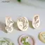 Ziyulinyuk Vintage Tem In Đầu Hoa Dòng Sáp Con Dấu Đầu Tem Niêm Phong Sáp DIY Thêu Sò Thẻ Phong Bì Lời Mời Trang Trí VN