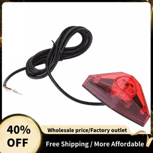 Ebike Phanh Đèn Sau Xe Đạp Điện Đuôi Đèn DC6V 12V 24V 36V 48V 60V LED Ebike Đèn Xe Đạp Điện