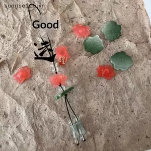 SSVN 1 / 3 / 5 Chiếc Móc Khóa Đính Hạt Hoa Mô Phỏng Thời Trang Tinh Tế Mùa Hè Hoa Sen Điện Thoại Charm Mặt Dây Chuyền Đồ Trang Trí Xe Hơi Cho Nữ Trang Trí Túi.