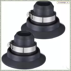 2 Chiếc 1.5 "-2" Cao Su Mái Cổ Sửa Chữa Boot Lỗ Thông Hơi Nhấp Nháy Bộ Ống Thông Hơi Mái Nhấp Nháy Với Kẹp Thép Không Gỉ Phù Hợp Với