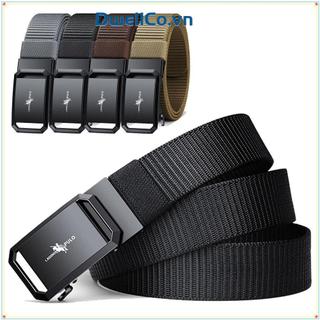 Thắt lưng khóa tự động DWELLCO, làm từ nylon bện với phong cách hoang dã và đơn giản, phù hợp cho doanh nhân